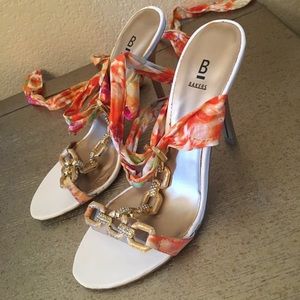 Bakers ankle ribbon heels
